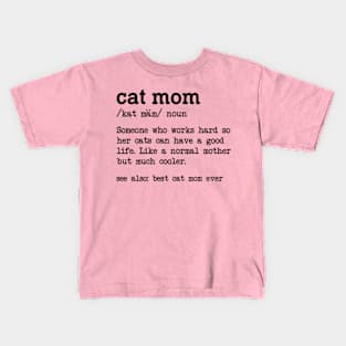 Cat Mom Kids T-Shirt